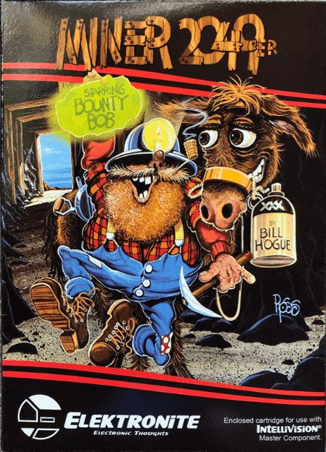 Miner 2049er box art for Intellivision